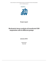 mechanical stress analysis of transfected CHO suspension celles - magLev versus perestaltic pumps_cover