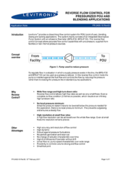 reverse flow control for pressurized pou and blending applications_cover