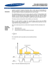 volume dosing with leviflow flowmeters_cover